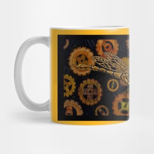 steampunk dragonfly Mug